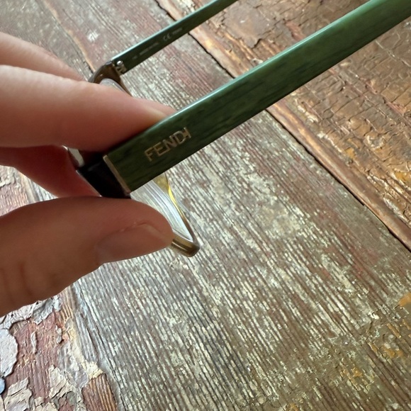 Fendi Green and Brown Eyeglasses - Picture 7 of 7